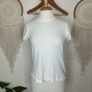 James Perse standard ivory soft tee shirt size XS